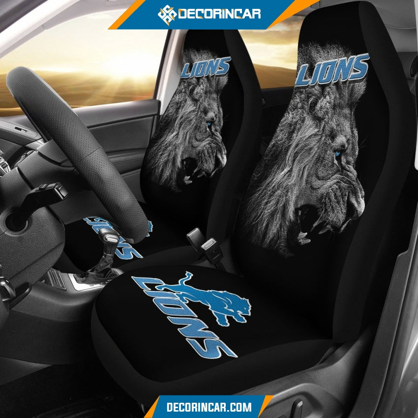 Detroit Lions Car Seat Covers Real Lion Detroit Lions Fanart Seat