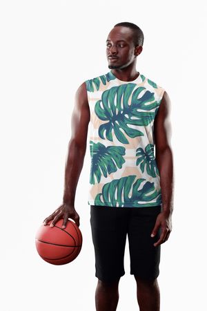 Green Leaves Men Tank Top