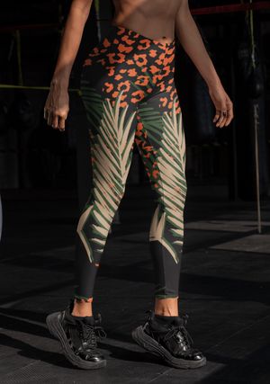 Green Leaves Style Legging