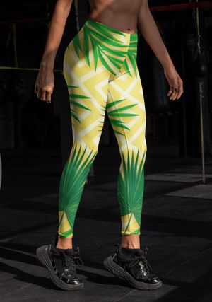 Yellow Tropic Legging