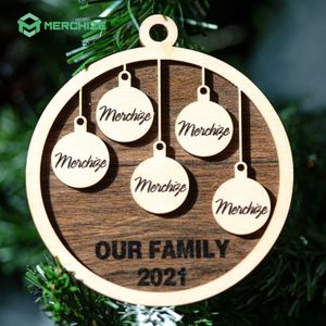 Custom Layered Wood Ornament