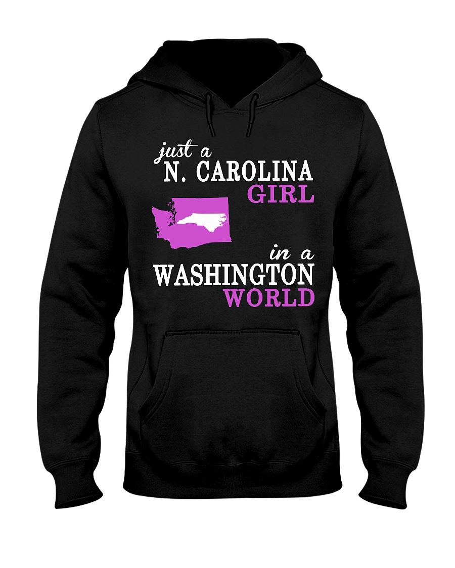 N Carolina - Washington - Just a shirt -�Hooded Sweatshirt