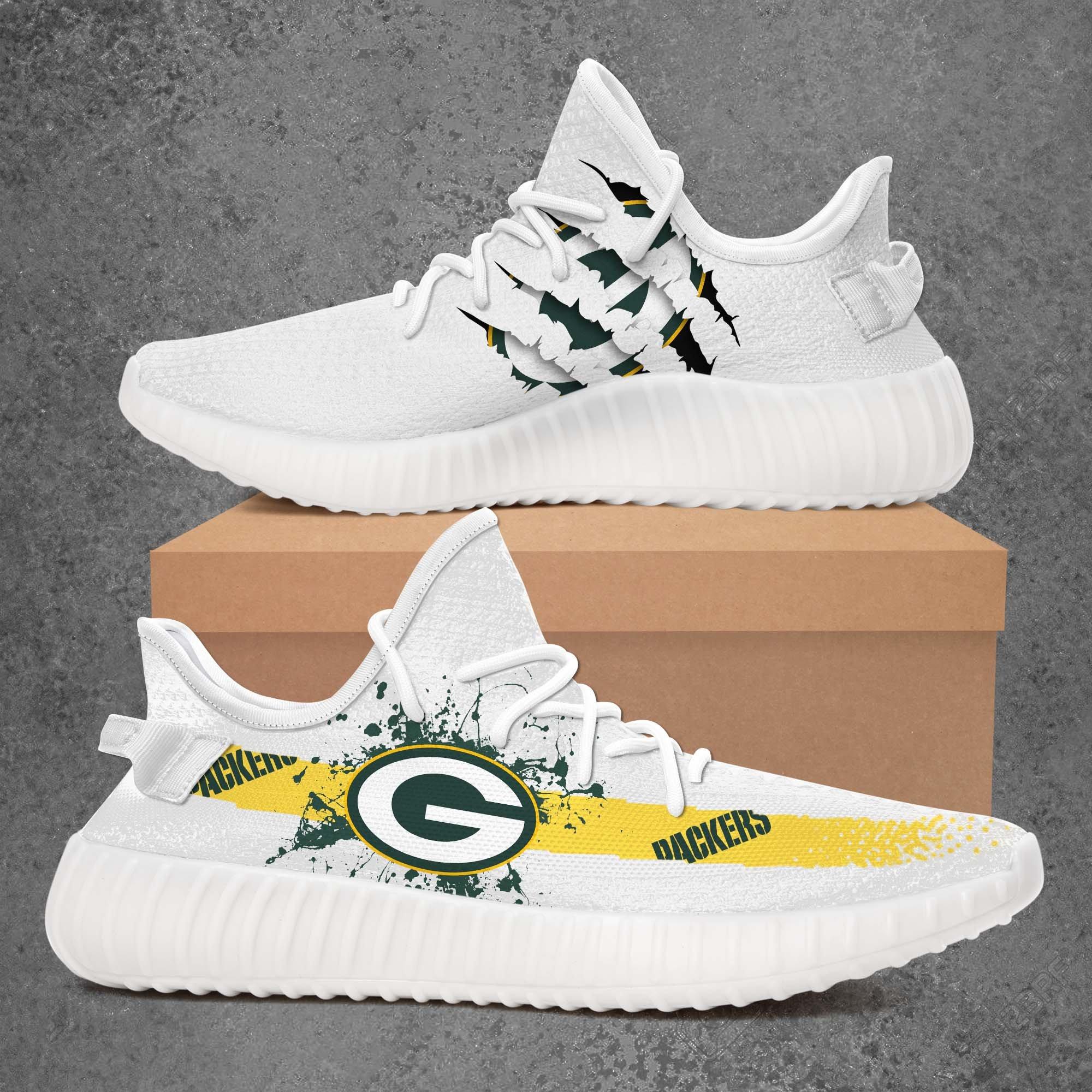 25% SALE OFF Green Bay Packers Sneakers Yeezy Shoes Custom – 4 Fan