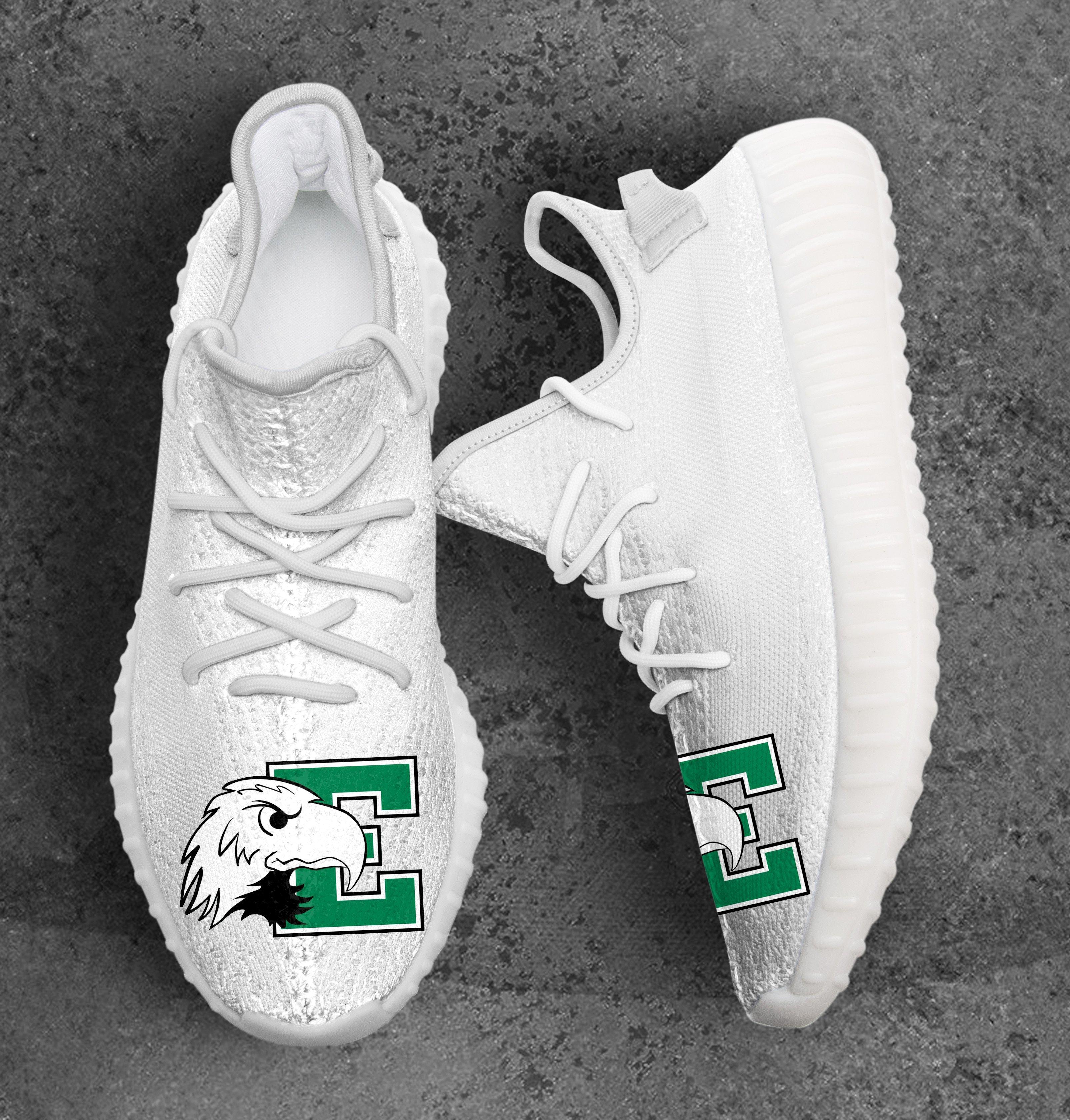 Eastern Michigan Eagles NCAA Teams Yeezy Boost 350 V2 Shoes Sneaker Top Branding Trends 2020 (Copy)