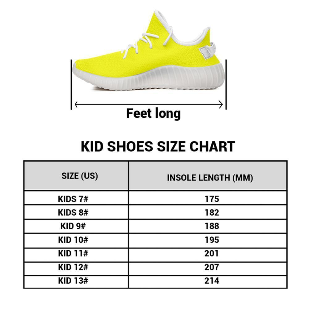 yeezy size chart for kids