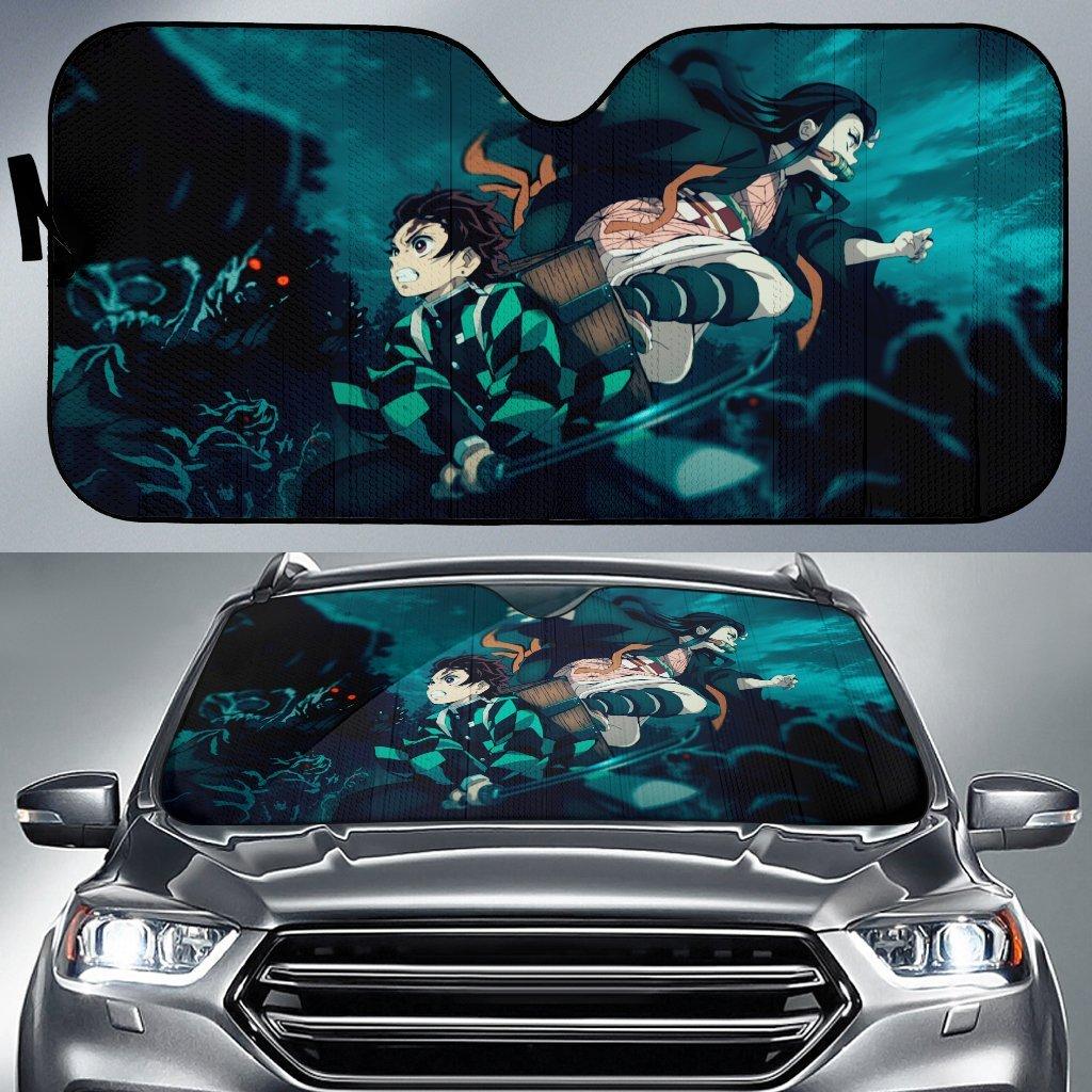 Easy to Use Slayer Car Sunshade to Keep Your Vehicle Cool and Damage Free Fits Windshields of Various Sizes