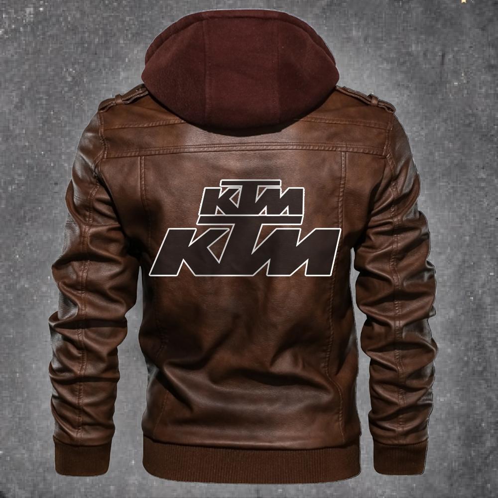 KTM Motorcycle Leather Jacket Mens Leather Motorcycle Jacket Men