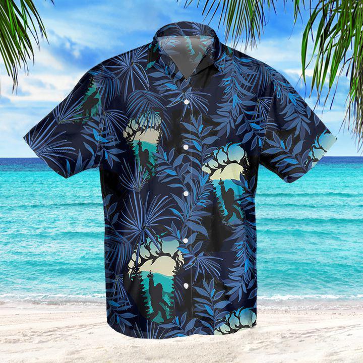 Bigfoot Hawaii Hawaiian Shirt Fashion Tourism For Men, Women