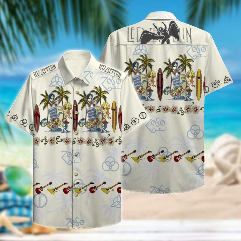 Led Zeppelin Hawaii Hawaiian Shirt Fashion Tourism For Men, Women