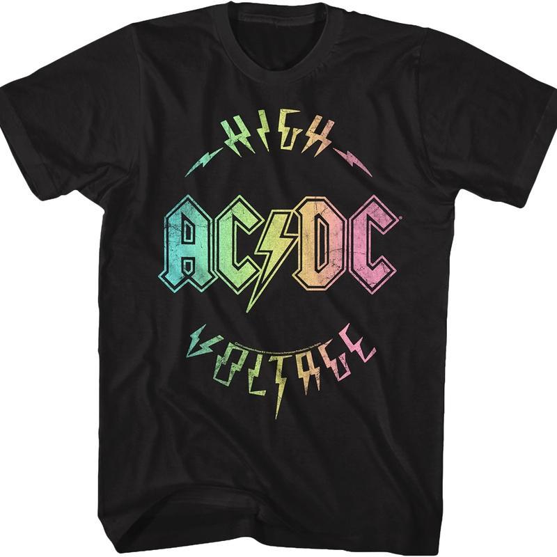 Rainbow High Voltage ACDC TShirt
