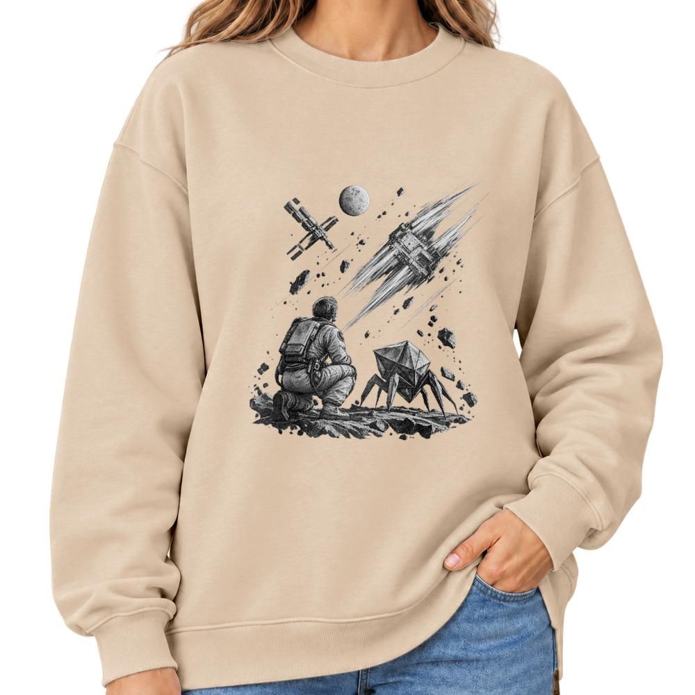 Classic Unisex Crew-neck Sweatshirt Gildan 18000 (Made in US)