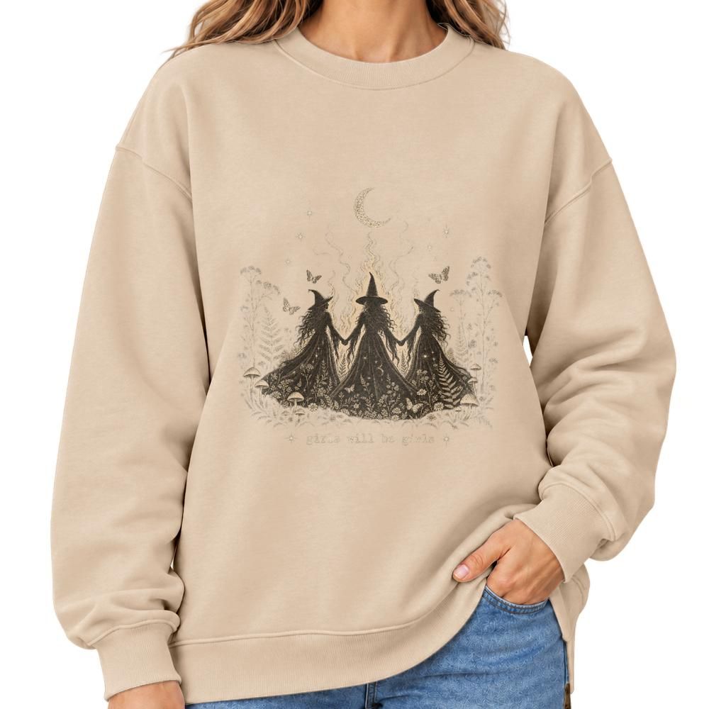 Classic Unisex Crew-neck Sweatshirt Gildan 18000 (Made in US)