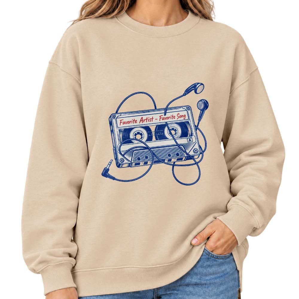 Classic Unisex Crew-neck Sweatshirt Gildan 18000 (Made in US)