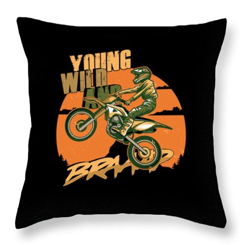 Motorcycle Young Wild And Motocross Pillow Case Design 3D Full Printed ...