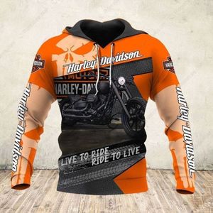 Harley-Davidson Live to Ride Ride to Live Merch, Harley-Davidson Motorcycle Hoodie NE12.698