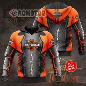 Harley Davidson Custom Motorcycles Armor Style 3D Hoodie All Over Print NE12.386