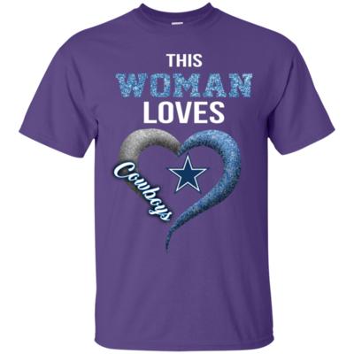 This Woman love Cowboys NFL football team T-Shirt