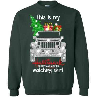 This Is My Jeep Hallmark Christmas movie Watching Sweatshirt