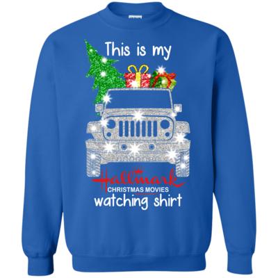 This Is My Jeep Hallmark Christmas movie Watching Sweatshirt