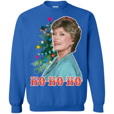 Golden Girl Blanche Devereaux Ho Ho Ho Christmas Sweatshirt