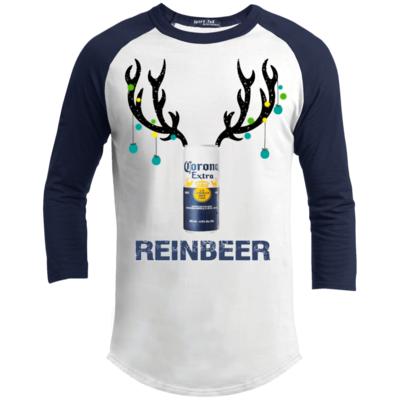Corona Light Reinbeer Funny Beer Reindeer Christmas Sporty T-Shirt