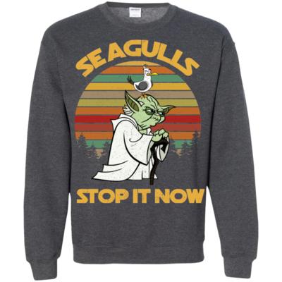 Star Wars Yoda Seagulls Stop It Now Vintage Sweatshirt