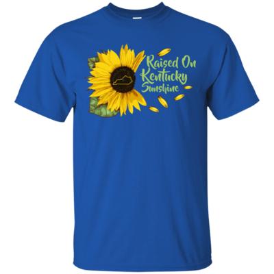 Raised On Kentucky Sunshine Sunflower Vintage T-Shirt