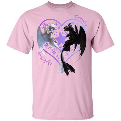 How To Train Dragon Toothless & Light Fury In Love Youth T-shirt