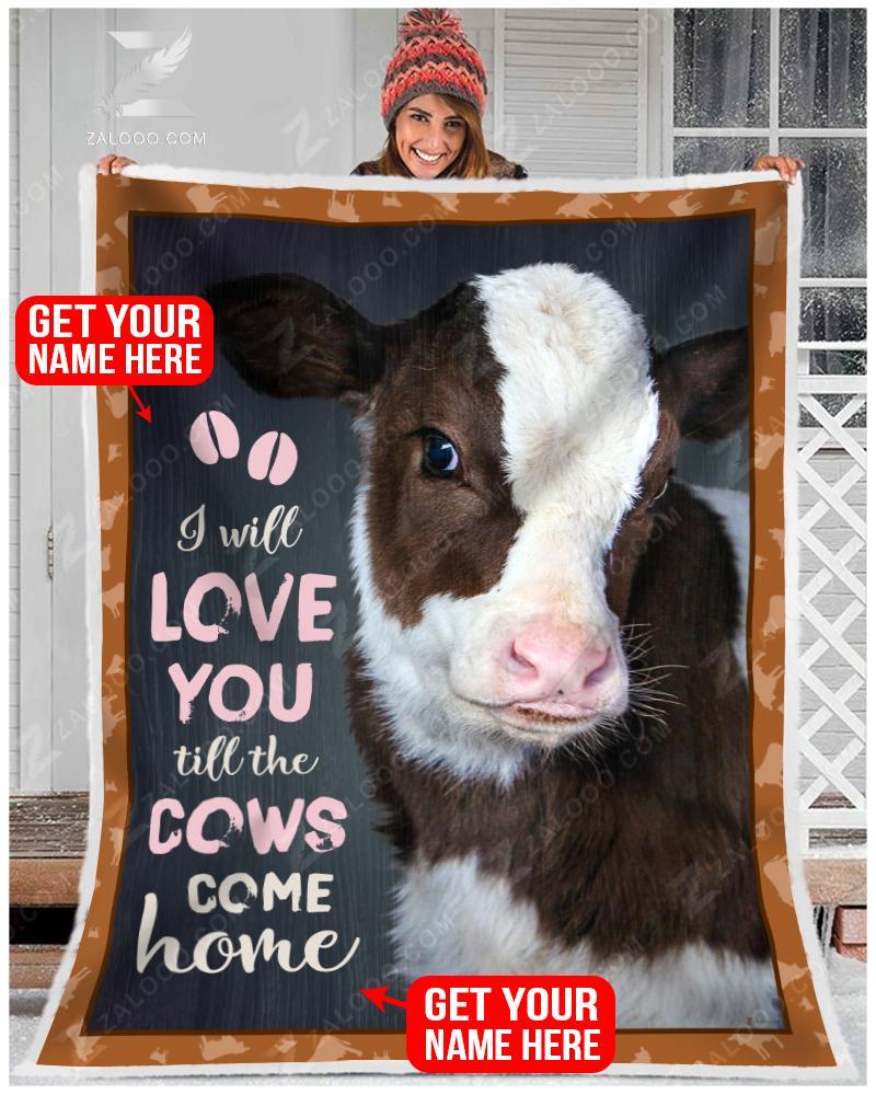 New releases I will love you till the cows come home blanket