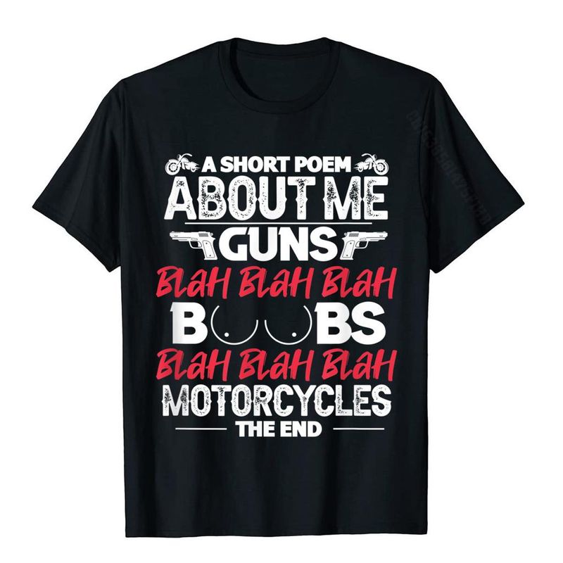 Motorcycles Guns Boobs Motorcycles T Shirt Design D Full Printed Sizes S Xl Nada