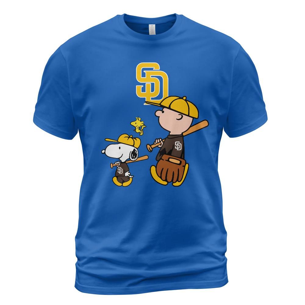 San Diego Padres Snoopy Charlie And Woodstock