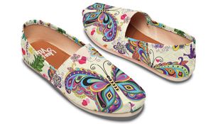 Wildomee THE BUTTERFLIES 1 Limited Edition Toms Slip On Shoes