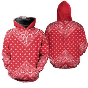 Zolaa RED Bandana Limited Edition All Over Print Sweatshirt Zip Hoodie T shirt Bomber Jacket Fleece Hoodie Size S-5XL NLA063901