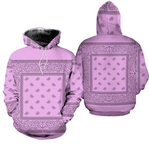 Zolaa PINK Bandana Limited Edition All Over Print Sweatshirt Zip Hoodie T shirt Bomber Jacket Fleece Hoodie Size S-5XL NLA063001