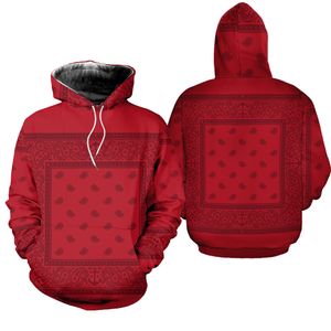 Zolaa RED Bandana Limited Edition All Over Print Sweatshirt Zip Hoodie T shirt Bomber Jacket Fleece Hoodie Size S-5XL NLA063001