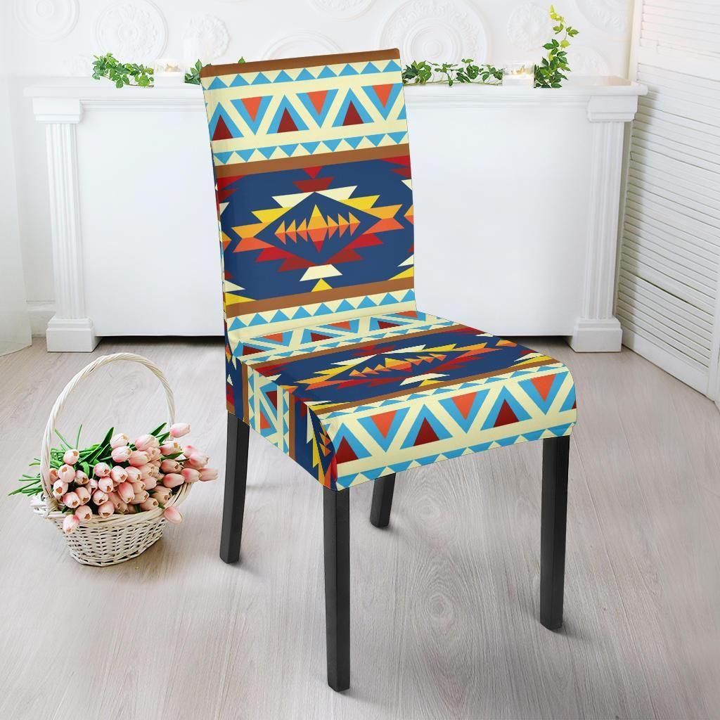 Pattern Geometric Native American Dining Chair Slip Cover