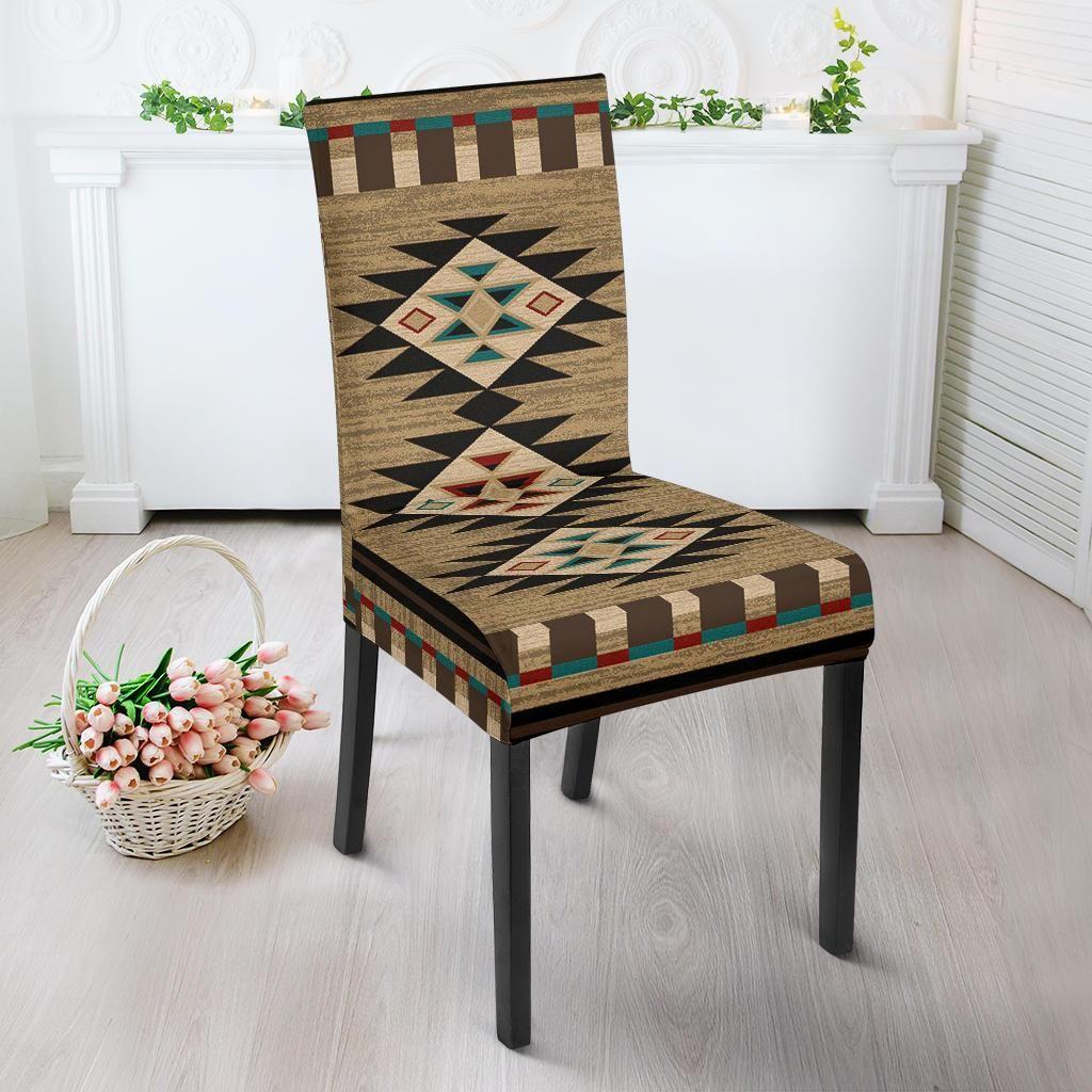 Southwest Geometric Native American Dining Chair Slip Cover