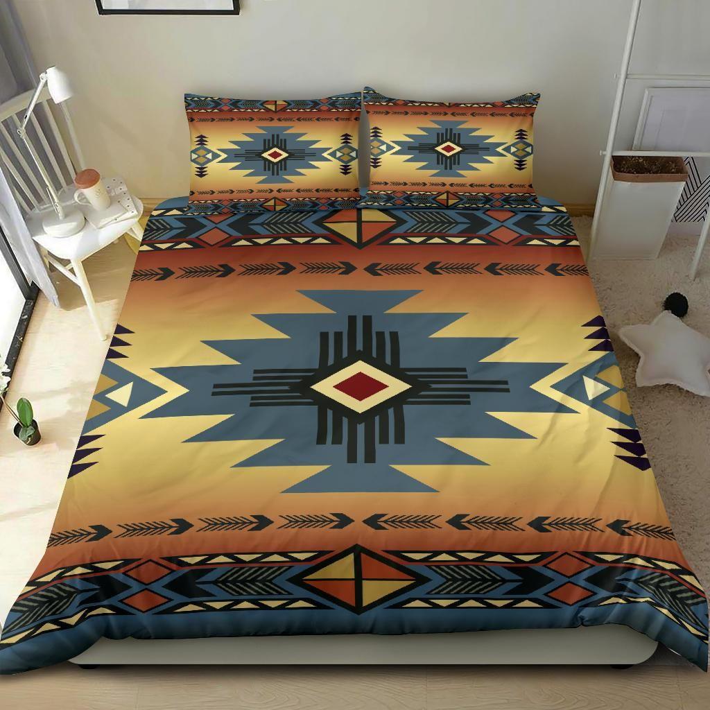 Southwest Blue Symbol Native American Bedding Sets