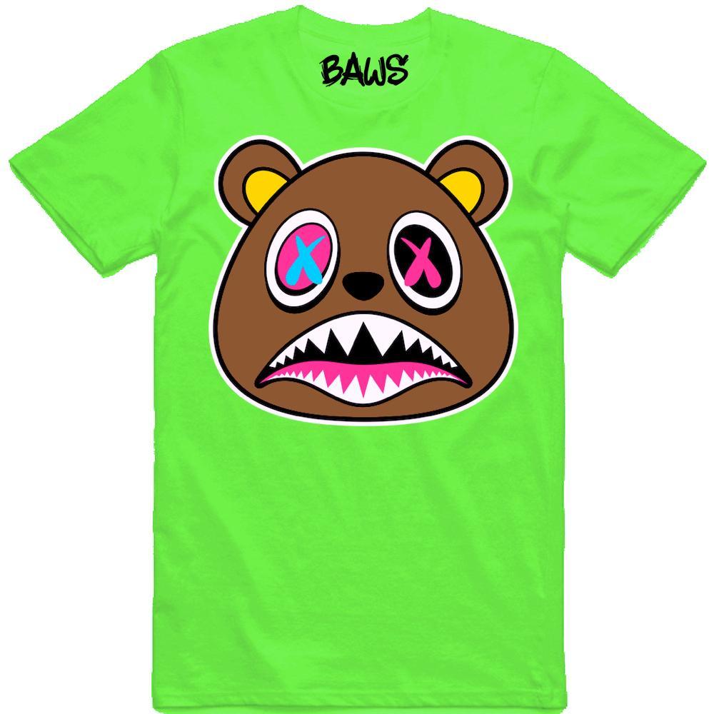 Crazy Baws Neon Green Shirt