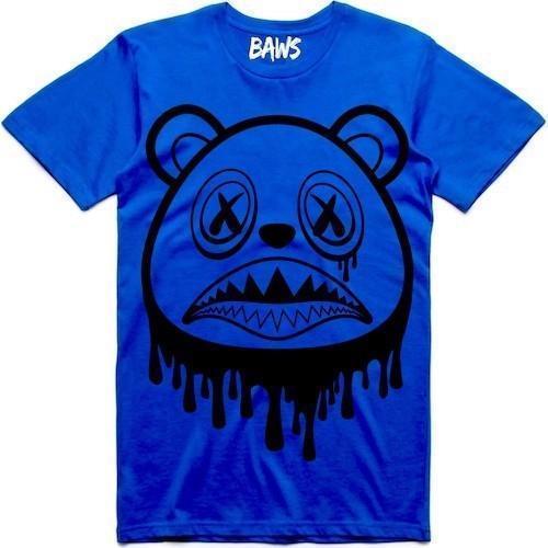 Baws Drip Royal Blue Sneaker Shirt 