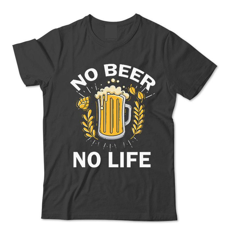 No Beer No Life Funny Quote T-Shirt