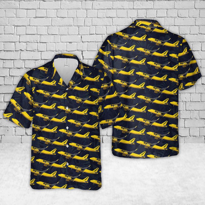 BBTT2106BC28 Spirit Airlines Airbus A320-232 Hawaiian Shirt