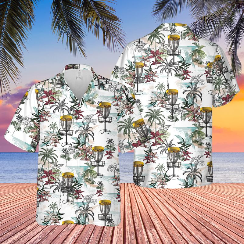 TRQD1208BC11 Disc Golf Hawaiian Shirt