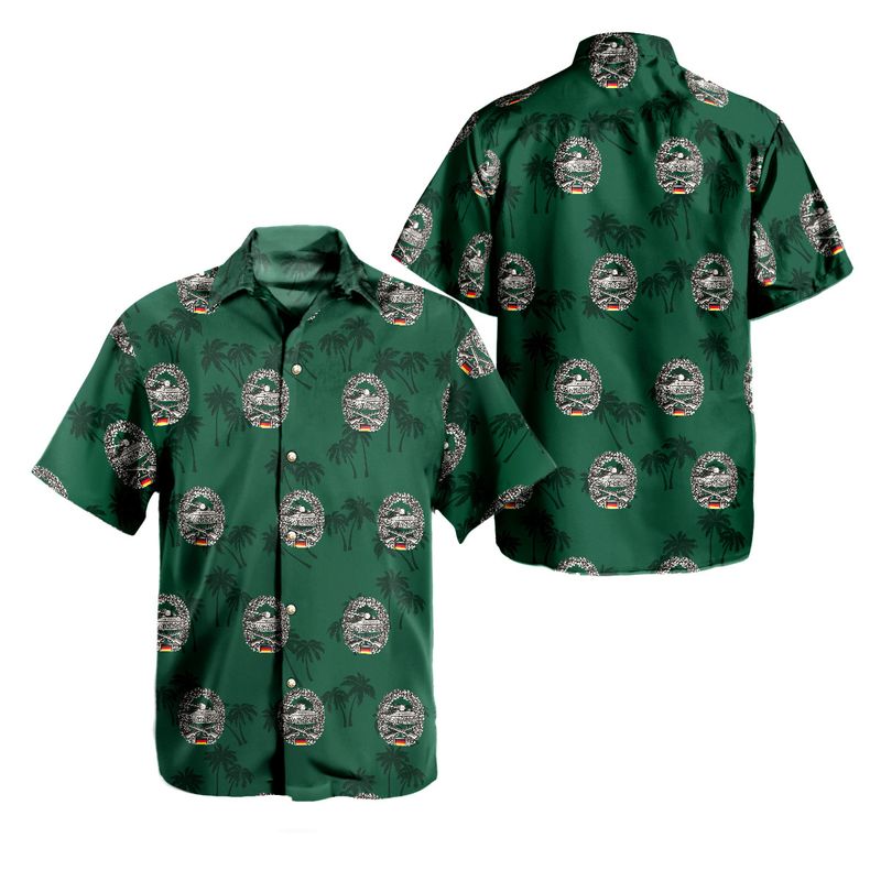 TNLT2109BC07 Bundeswehr Panzergrenadiere Hawaiian Shirt