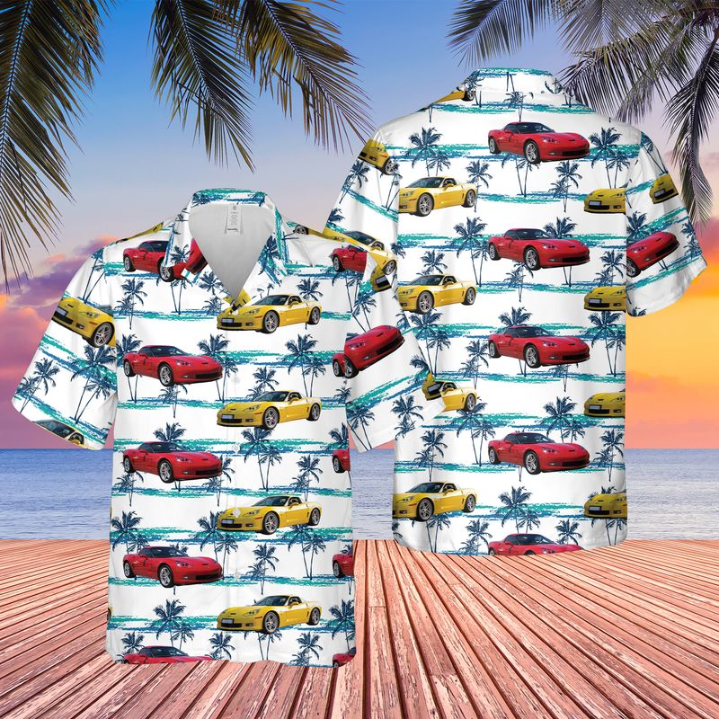 TRQD1712BC04 Chevrolet Corvette (C6) Z06 Hawaiian Shirt