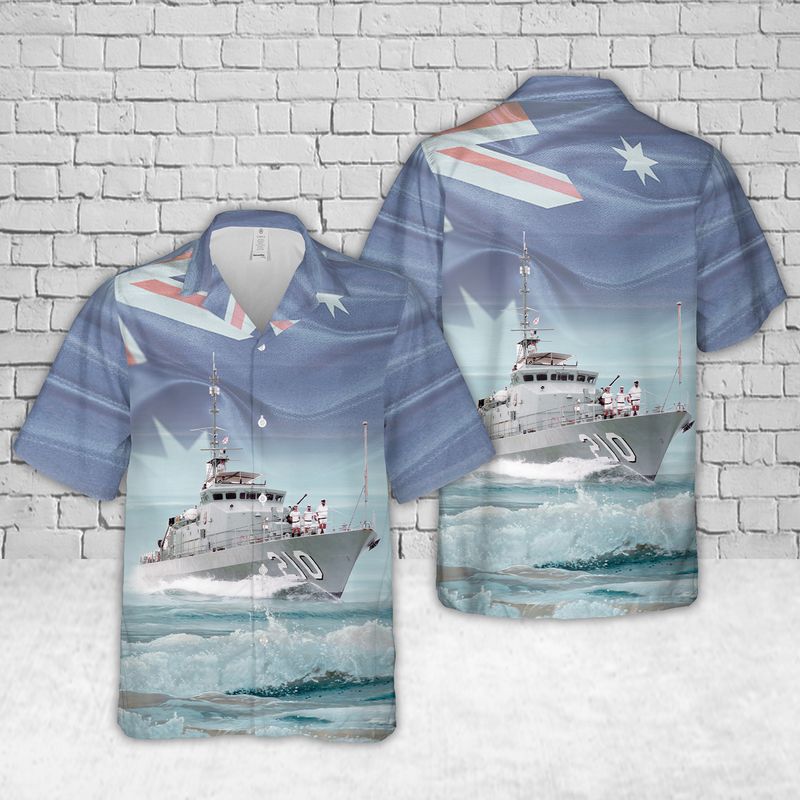 Royal Australian Navy HMAS Cessnock II P210 Hawaiian Shirt