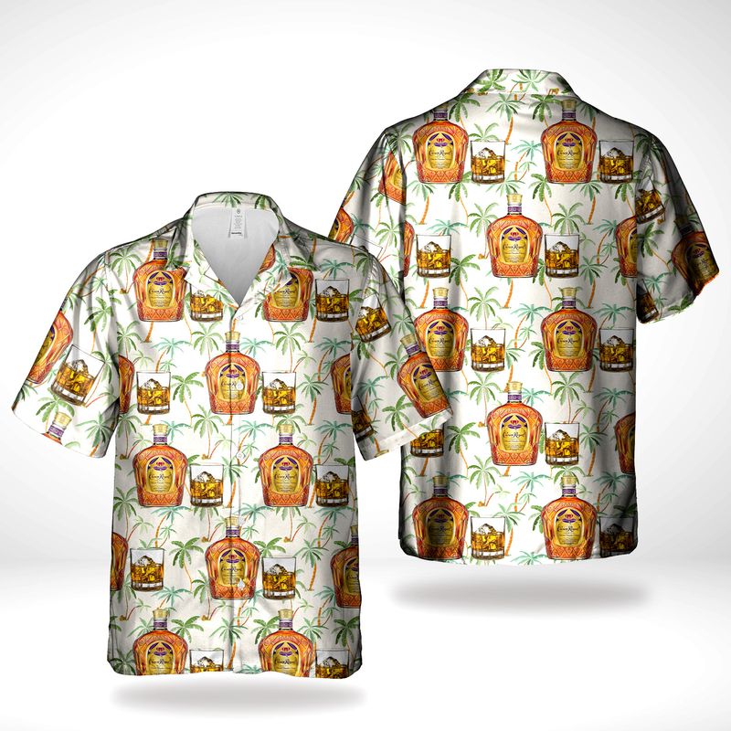 Crown Royal Whisky Hawaiian Shirt