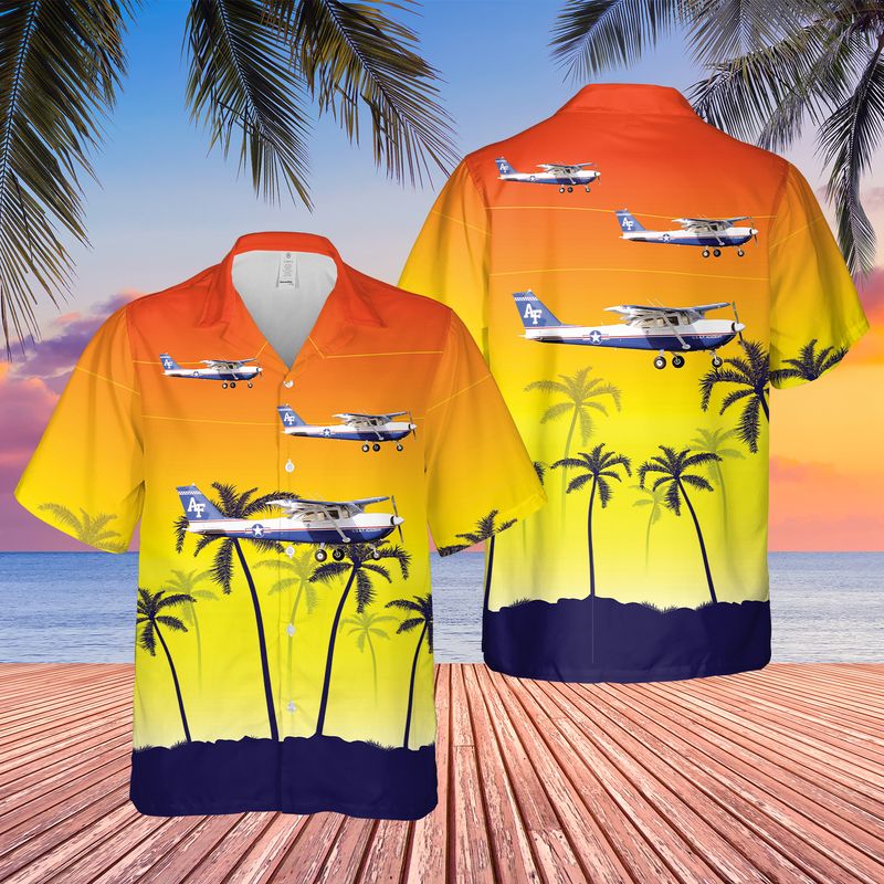US Air Force Cessna T-41 Mescalero Hawaiian Shirt