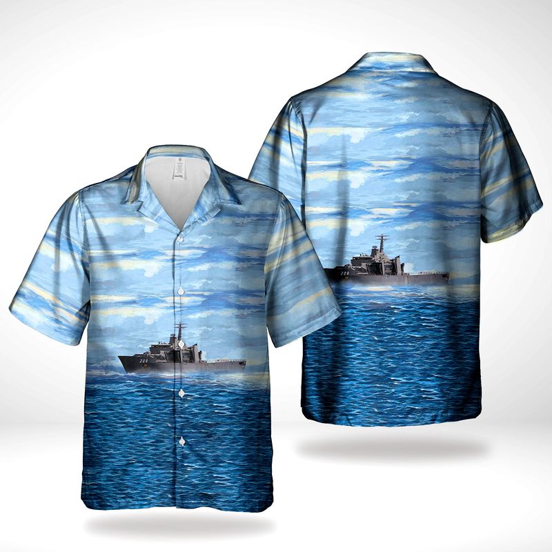 Republic of Singapore Navy RSS Persistence 209 Amphibious Warfare Hawaiian Shirt