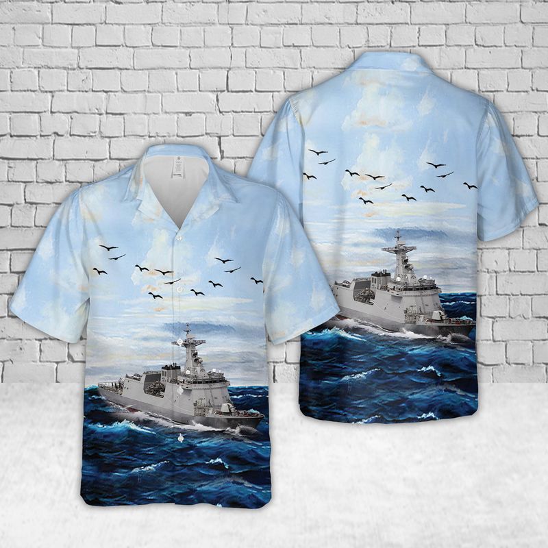 Philippine Navy BRP Jose Rizal FF-150 Hawaiian Shirt